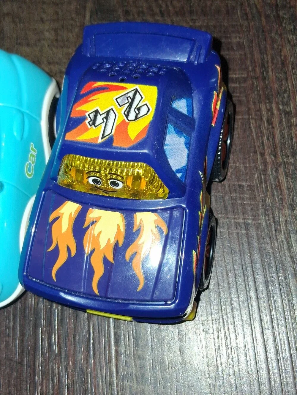 Vtech Talking Vehicle Pack - Red Fire Truck, Light Blue Car & Dark Blue Race Car